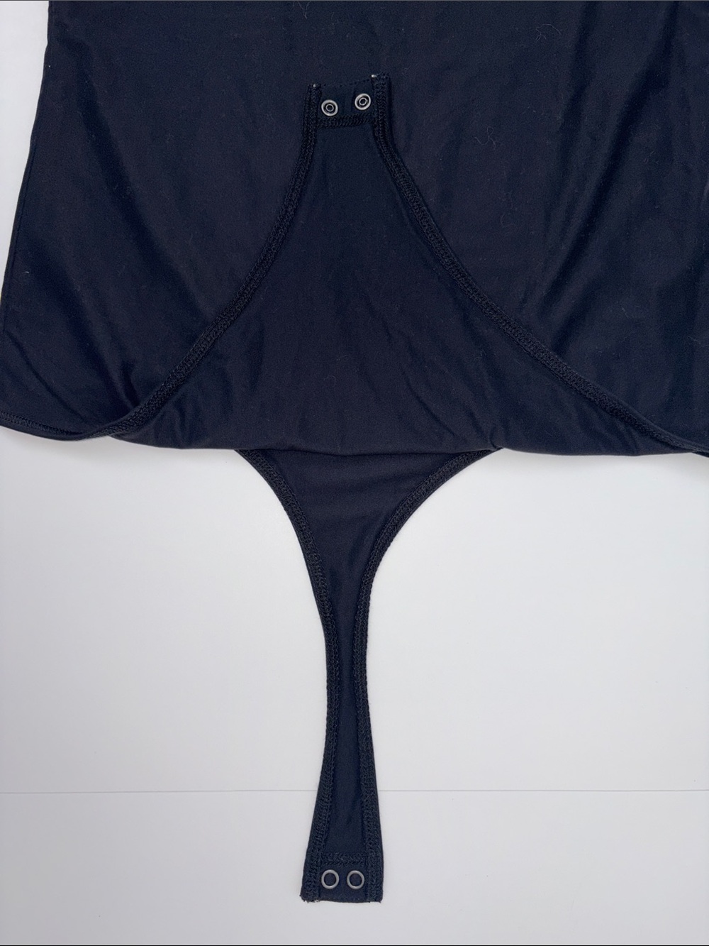 NEW- A&F Black Bodysuit Sz MT - Picture 2 of 2